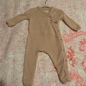 Pehr Pointelle Knit Kimono Romper